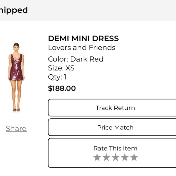 Lovers + Friends Demi Mini Dress - Picture 5 of 5